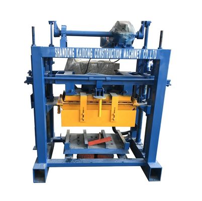 kwaliteit  QT4-40 manual hollow block maker mini concrete brick machine fabriek