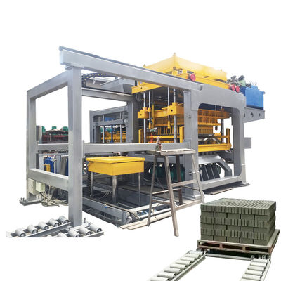 kwaliteit  QT18-25 Hydraulic Block Machine Pallets Free Automatic Fly Ash Concrete fabriek