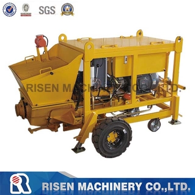 Wet shotcreting/small shotcrete pumping piston pump - small concrete spraying /pumping /grouting machine